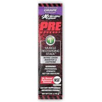 Extreme Edge PreWorkout Formula, Vigorous Grape Flavor, 10 g x 20 Packets, Bluebonnet Nutrition