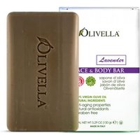 Face & Body Bar Soap - Lavender, 5.29 oz, Olivella