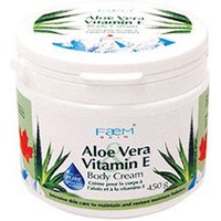 Faem Skin Aloe Vera & Vitamin E Body Cream, 450 g, Bill Natural Sources