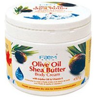 Faem Skin Olive Oil & Shea Butter Body Cream, 450 g, Bill Natural Sources