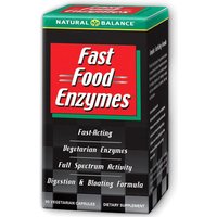 Fast Food Enzymes, 90 Veggie Caps, Natural Balance