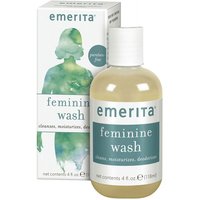Feminine Cleansing & Moisturizing Wash, 4 oz, Emerita