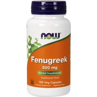 Fenugreek 500 mg, 100 Vegetarian Capsules, NOW Foods