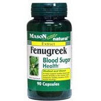 Fenugreek Blood Sugar Health, 90 Capsules, Mason Natural