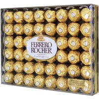 Ferrero Rocher Diamond Gift Box, Fine Hazelnut Chocolates, 48 Pieces (600 g)