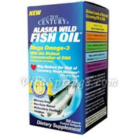Fish Oil Alaska Wild, 90 Enteric Coated Softgels, 21st Century Health Care