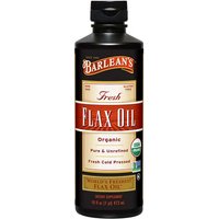 Flax Oil Liquid, Organic, 16 oz, Barleans Organic Oils