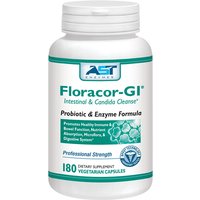 Floracor-GI, Probiotic & Enzyme Formula, 180 Vegetarian Capsules, AST Enzymes
