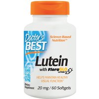 FloraGlo Lutein 20mg with Zeaxanthin, 60 Softgels, Doctors Best