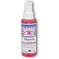 Flower Water Rosewater & Glycerin with Atomizer, 4 oz, Heritage Products