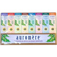 Flowers & Spice Incense Sample Pack, 0.1 oz/8 Fragrances, Auromere