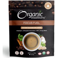 Focus Fuel Instant Mushroom Coffee, 5 oz (140 g), Organic Traditions