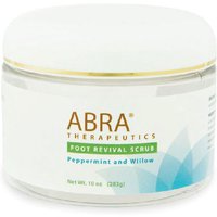 Foot Revival Scrub, Peppermint & Willow, 10 oz, Abra Therapeutics