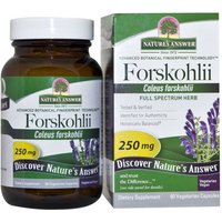 Forskohlii 250 mg, 60 Vegetarian Capsules, Natures Answer