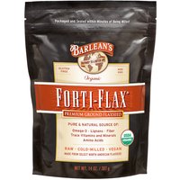 Forti-Flax, Organic Ground Flaxseed Pouch, 14 oz, Barleans Organic Oils
