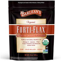 Forti-Flax, Organic Ground Flaxseed Pouch, 14 oz, Barleans Organic Oils