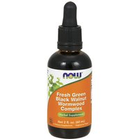 Fresh Green Black Walnut Wormwood Complex Liquid, 2 oz, NOW Foods