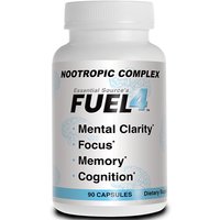 Fuel 4 Nootropic Complex, 90 Capsules, Essential Source