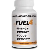 Fuel 4 Organic Mushroom Complex, 90 Capsules, Essential Source