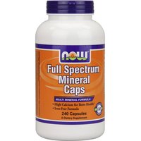 Full Spectrum Mineral (Multi Minerals) 240 Caps, NOW Foods
