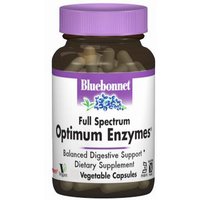 Full Spectrum Optimum Enzymes, 180 Vegetable Capsules, Bluebonnet Nutrition