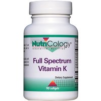 Full Spectrum Vitamin K 90 softgels from NutriCology