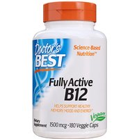 Fully Active B12 1500 mcg, 180 Veggie Caps, Doctors Best
