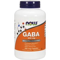 GABA 500 mg, 200 Capsules, NOW Foods