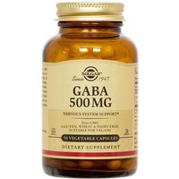 GABA 500 mg, 50 Vegetable Capsules, Solgar