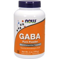 GABA Powder (Gamma Aminobutyric Acid) 6 oz, NOW Foods