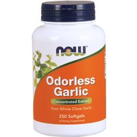 Garlic Odorless, Value Size, 250 Softgels, NOW Foods