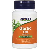 Garlic Oil 1500 mg 3X, 100 Softgels, NOW Foods