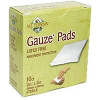 Gauze Pads 2x2 Inch, 10 pc, All Terrain