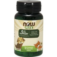 G.I. Support For Dogs & Cats, 90 Chewable Tablets, NOW Foods