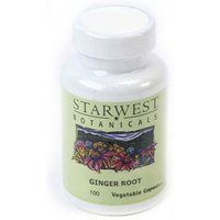 Ginger Root 100 Caps 450 mg, StarWest Botanicals