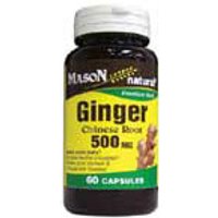 Ginger Root 500 mg, 60 Capsules, Mason Natural