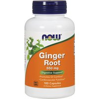 Ginger Root 550 mg, 100 Capsules, NOW Foods
