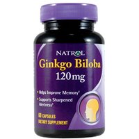 Ginkgo Biloba Extract 120 mg, 60 Capsules, Natrol