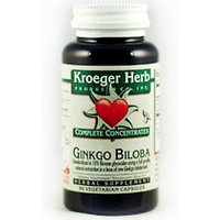 Ginkgo Biloba Complete Concentrate, 90 Vegetarian Capsules, Kroeger Herb