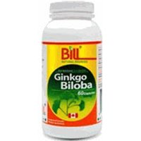 Ginkgo Biloba 60 mg, 300 Capsules, Bill Natural Sources