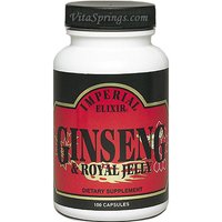 Ginseng & Royal Jelly 100 caps from Imperial Elixir Ginseng
