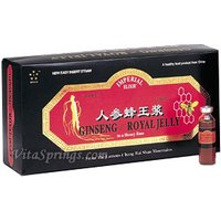 Ginseng & Royal Jelly Vials 10 x 10 cc from Imperial Elixir Ginseng