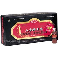 Ginseng & Royal Jelly Vials 30 x 10 cc from Imperial Elixir Ginseng