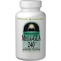 Mega GLA-300 Borage Seed Oil 60 softgels from Source Naturals