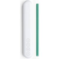 Glass Straw with Travel Case, Teal, 8 Inch, Soma