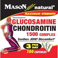 Glucosamine & Chondroitin 1500 Complex, 100 Capsules, Mason Natural