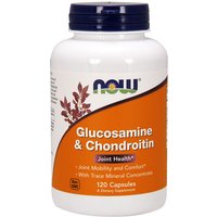 Glucosamine & Chondroitin with Trace Minerals, 120 Capsules, NOW Foods