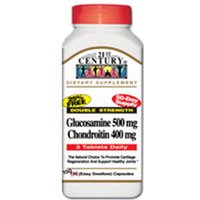 Glucosamine & Chondroitin Double Strength 150 Capsules, 21st Century Health Care