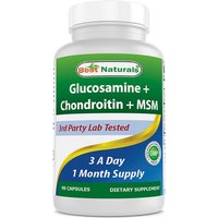 Glucosamine Chondroitin MSM, 90 Capsules, Best Naturals