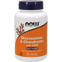 Glucosamine & Chondroitin with MSM, 90 Capsules, NOW Foods